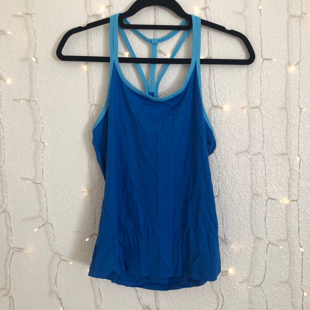 forever 21 workout tank (blue)